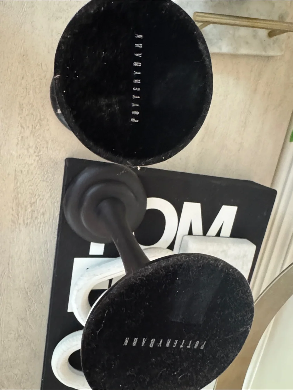 Pottery Barn Black Metal Taper Candle Holders - Pair